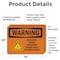 Signmission Radiation & Laser Sign, 10 in H x 14 in W, Vinyl Decal, Rectangle OS-2PACK-WS-D-1014-L-12173 - alternate 4